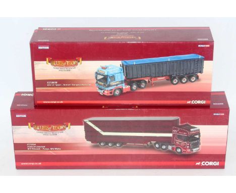 A Corgi Toys Hauliers of Renown 1/50 sale Road Transport diecast group, two boxed as issued examples to include Ref. Nos. CC1