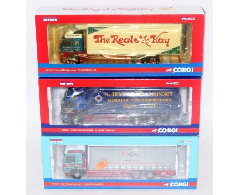 A Corgi limited edition 1/50 scale Rigids road transport diecast group, three examples all appear as issued to include Ref. N