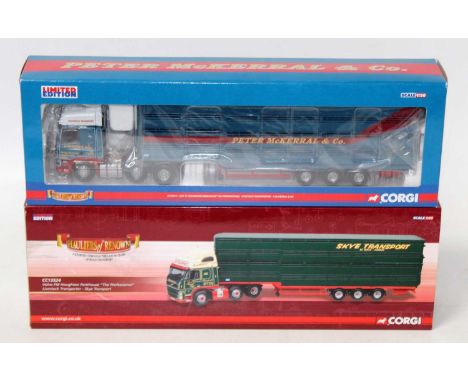 A Corgi Hauliers of Renown 1/50 scale livestock transporter boxed group, two boxed as issued examples to include Ref. Nos. CC