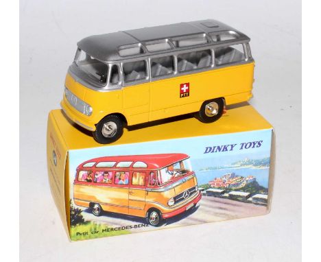 A Dinky Toys Atlas editions No. 541 Mercedes Benz bus, housed in the original reproduction box