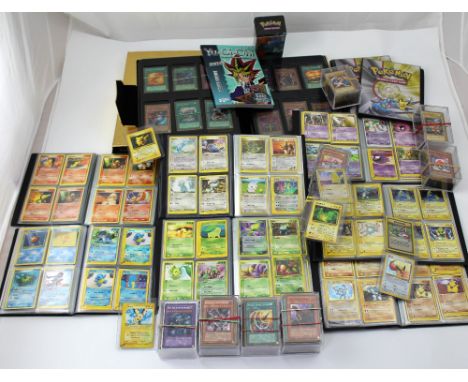 A collection of approximately 650 Pokémon cards representing majority of Types with approximately 100 holo including Celebi 1