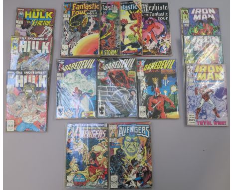 Collection of Marvel Comics including The Avengers #203,  #295 thru 301, Iron Man #225 thru 230, 231 thru 236, 237 thru 242, 