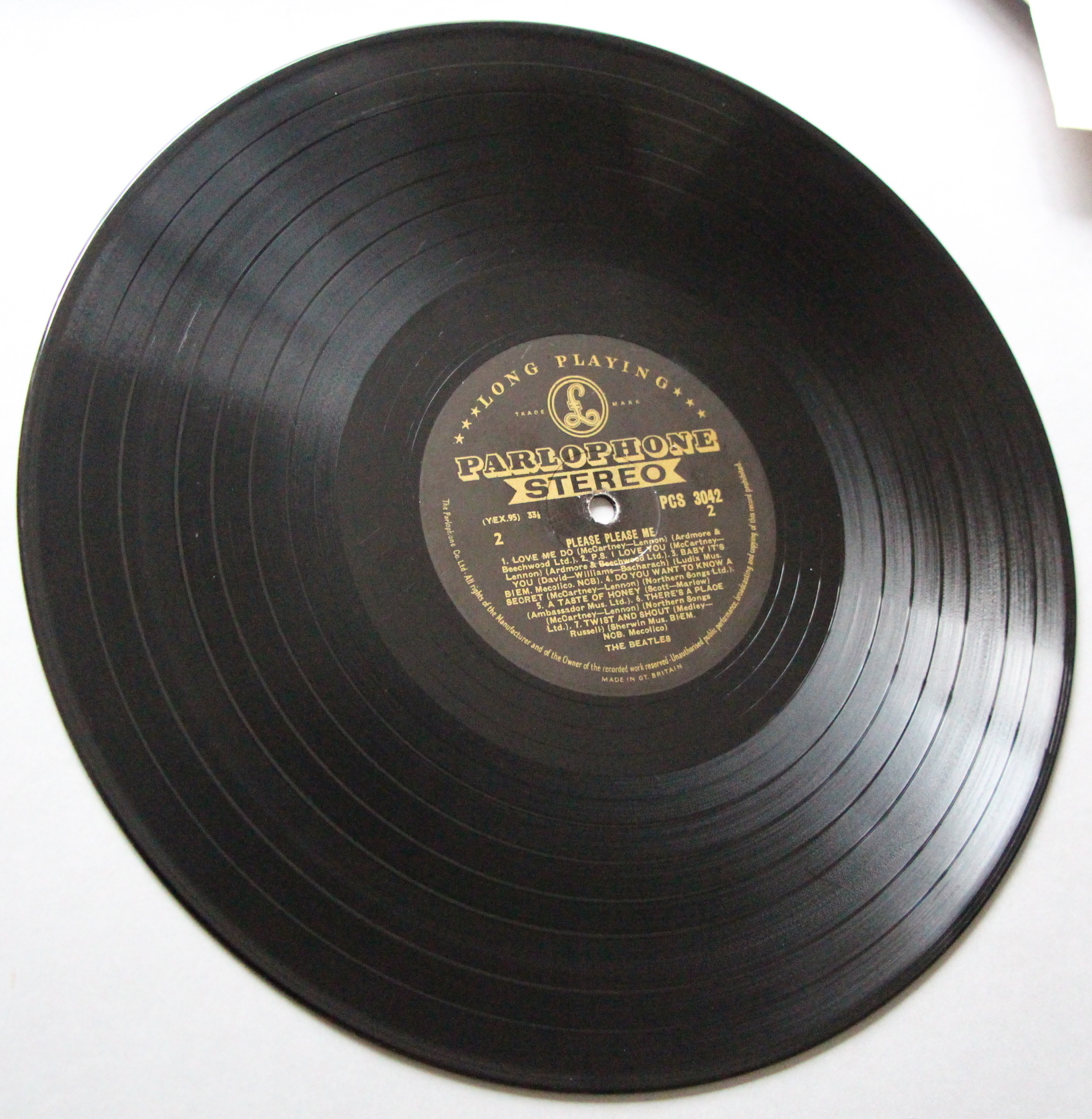The first Beatles Long playing record and it is very rare to find a