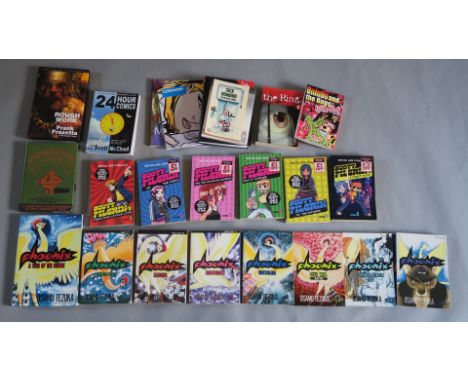 Collection of comics, books and Manga including The Phoenix A Tale of the Future by Osamu Tezuka (first printing May 2002), p