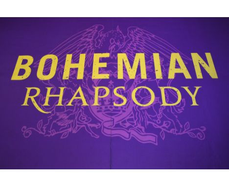 BOHEMIAN RHAPSODY 16 x 11ft carpet from the Queen-inspired light installation switch on in celebration of the release of the 