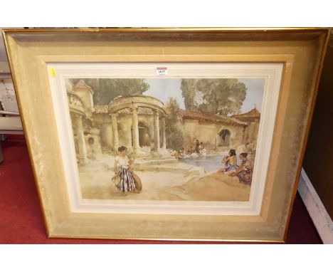William Russell Flint (1880-1969) - An awkward encounter, Fine Art Trade Guild lithograph, signed in pencil to the margin, wi