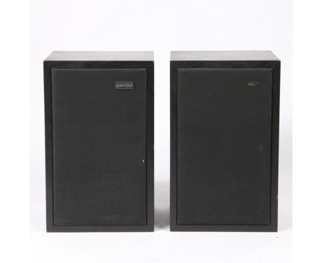 finished in black, manufactured under license from the British Broadcasting Corporation, serial numbers 011092 and 011093, 19