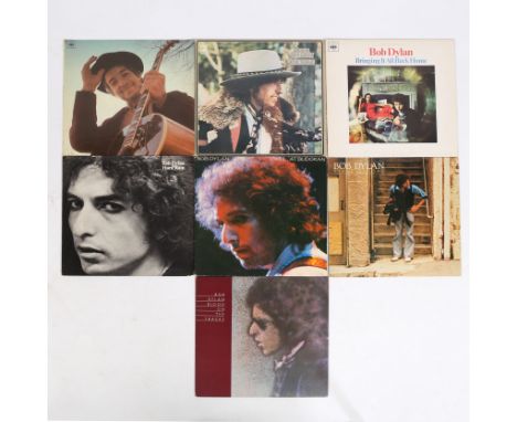 Blood On The Tracks (CBS 69097, UK, orange labels), Hard Rain (PC 34349, US, red labels), Bob Dylan At Budokan (CBS 96004, EU