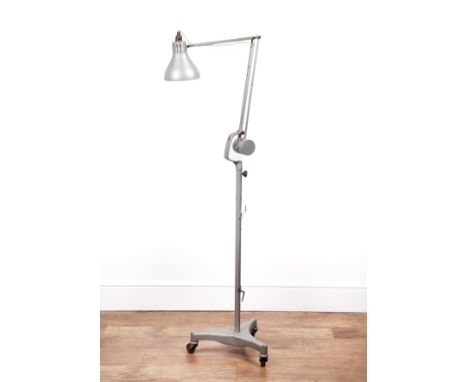 Hadrill & HorstmannCounterbalance floor standing lamp, triform base on castors, height adjustable  At present, there is no co