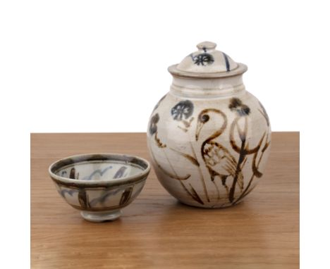 Seth Cardew (1934-2016) at Wenford Bridge PotterySmall footed bowl, with impressed potter's seal marks to the footrim, 7cm hi