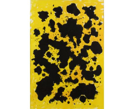 William Gear (1955-1997) Untitled abstract, mixed media, signed and dated 1988 in pencil lower right, 69cm x 47cm  At present