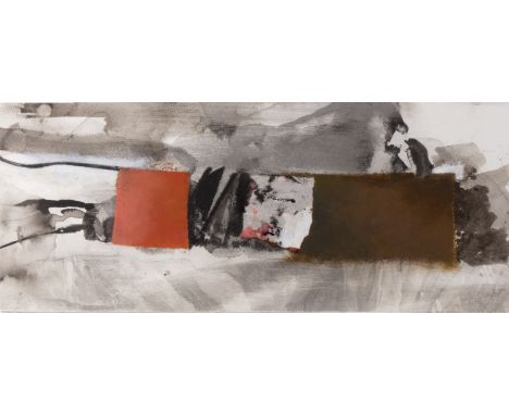 Alexander Mackenzie (1923-2002)'Untitled', mixed media on paper laid onto board, signed and dated May 2000 to the reverse, 18