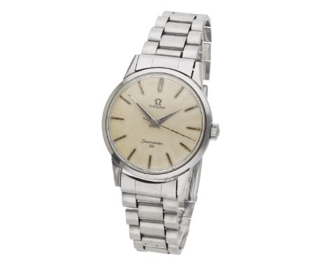 Omega. A stainless steel wristwatch, Ref. 135.003-62-SC, Seamaster 30, circa 1963. Movement: cal. 286, manual winding, 17 jew