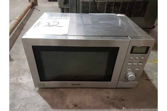 Sanyo EM SL50G 25 litre 900 watt SANYO STAINLESS STEEL Microwave Oven