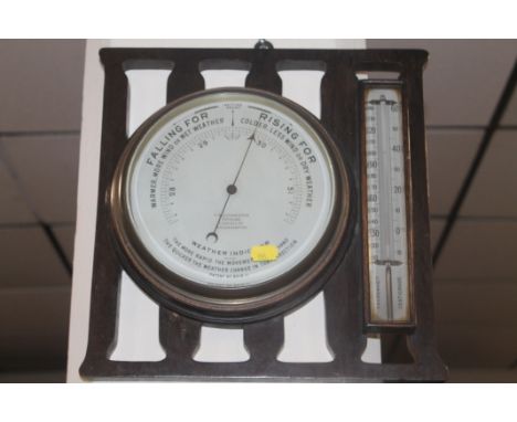 A BAROMETER AND THERMOMETER