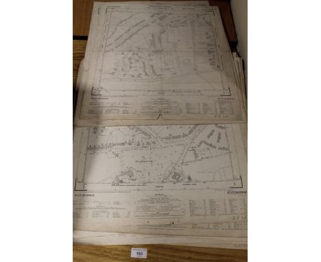 A COLLECTION OF TWENTY FIVE EARLY 20TH CENTURY ORDNANCE SURVEY MAPS, mainly of Wolverhampton and the surrounding area to incl