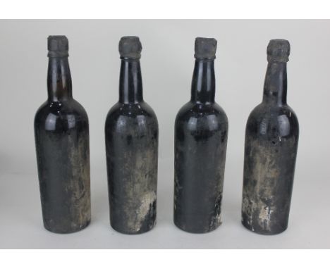 Four bottles of vintage port by repute Quinta da Noval 1931 missing paper labels provenance: purchased from Christies in the 