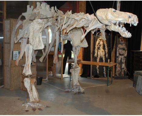 Forkbeard Fantasy - The Brontosaurus Show&nbsp;(1983) &ndash; a 'lifesize' oversized suspended teenage dinosaur
sculpture, or