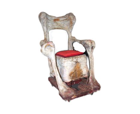 Forkbeard Fantasy - The Chair of La &ndash; Invasion of The Bloopies (1991) - a custom made stage prop in the form of a wibbl