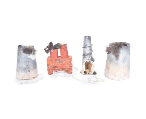 Forkbeard Fantasy - Invisible Bonfires (2007) - Four stage-used theatrical chimney pot headdresses, as used during the produc