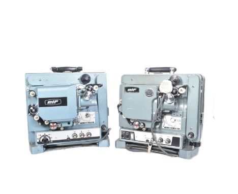 Forkbeard Fantasy - two original vintage Elf 16mm projectors, one model RM-1, the other M-1. With cases. All as used by Forkb