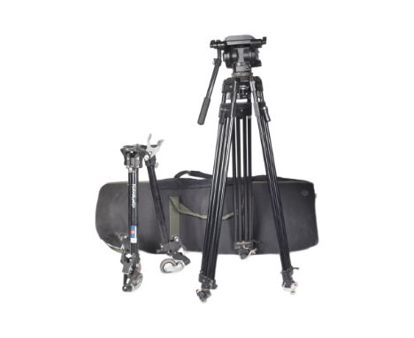 Forkbeard Fantasy - a Manfrotto 116 Mk 3 heavy duty camera tripod, along with its associated Manfrotto ART181 tripod dolly at