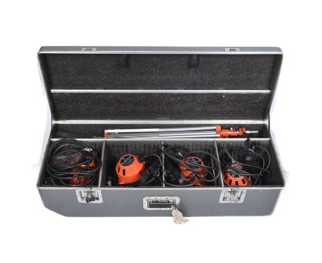 Forkbeard Fantasy - Theatrical Lighting - a set of four Redhead 800W theatre lights and tripods by Photon Beard UK. Housed wi