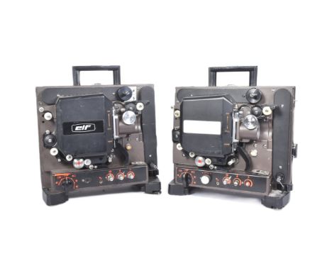Forkbeard Fantasy - two original vintage Elf 16mm projectors, one model NT-1, the other NT-2. With cases. All as used by Fork
