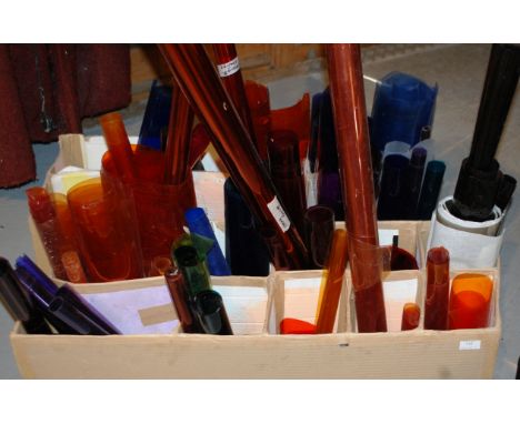 Forkbeard Fantasy - a large collection of theatrical lighting gels. Various colours to include oranges, blues, purples, green
