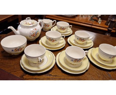 Vintage Floral Tea Service