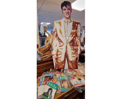 Elvis Presley Collection of 1960's Magazines (excellent condition) + Advertising Figure &amp; Zippo Lighter