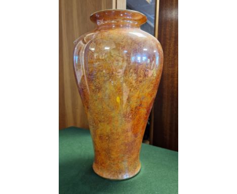 ACHJ Wilton Ware/Carlton Ware (Withshaw &amp; Robinson) style Lustre Ware Large Vase - 33cm high