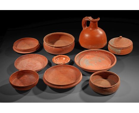 Sammlung gallischer Terra Sigillata. Römische Kaiserzeit, 1. - 3. Jh. n. Chr. Hauptsächlich gallische und rheinische Ware. Ei