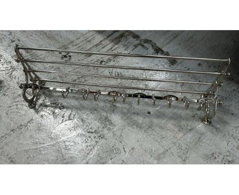 DEPARTMENT STORE CLOAKROOM LUGGAGE RACK &amp; COAT HOOK / APPEARS TO BE IN VERY GOOD (AS NEW) CONDITION
All Items are held by