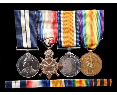 A First World War Belgian Coast D.S.M. group of five medals to Leading Telegraphist Alexander McKintosh Cowie, Royal Navy: Di