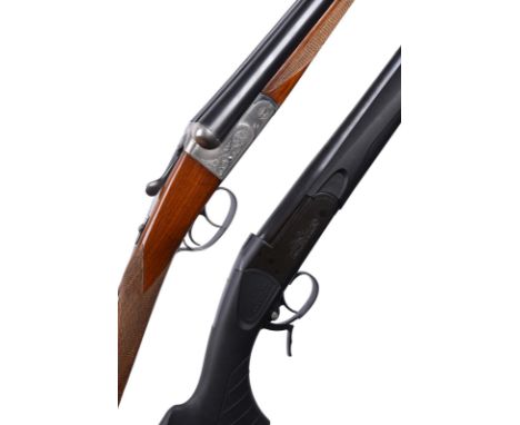 Ƒ Parker Hale Baikal A 12 bore box lock ejector shotgun, serial number 154206, 27 in. side by side barrels, hollow top rib, 2