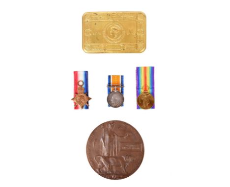 A Great War trio to Private Charles William Moger, Royal Marine Light Infantry, who was killed in the sinking of H.M.S. Glatt