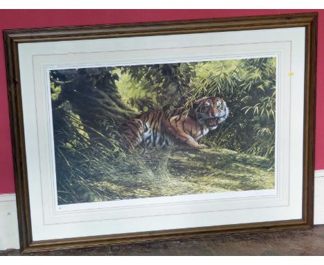 Large print of a tiger after James Hodge Condition reports are not available for our Interiors Sales.
