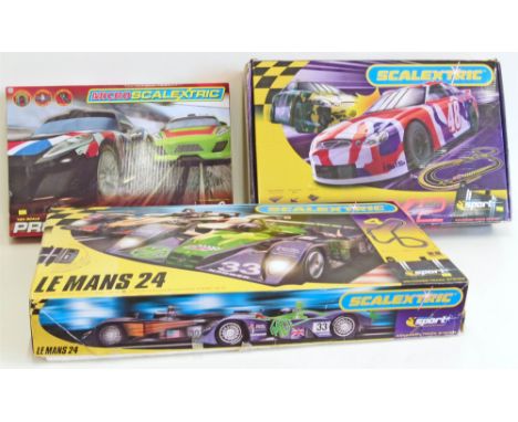 Box of Scalextric Le Mans 24, Bash n Crash and Micro Scalextric. Condition reports are not available for our Interiors Sales.