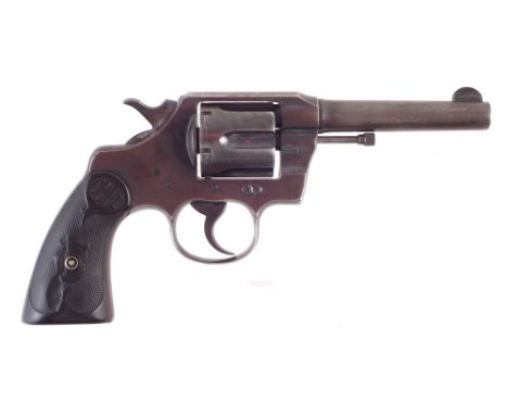 Colt Special Army Double Action revolver , .41 Colt calibre, No.306103, with traces of bluing remaining. 4" barrel, 24cm over