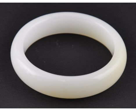 A Chinese jade bangle