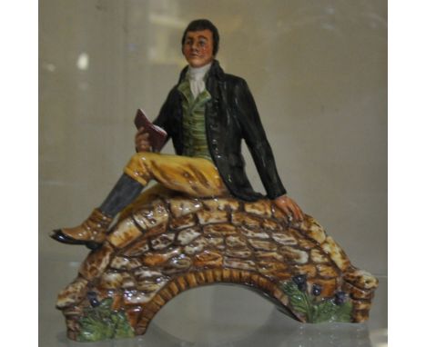 A 1996 Royal Doulton glazed ceramic Robert Burns figure, HN3641, H. 18cm