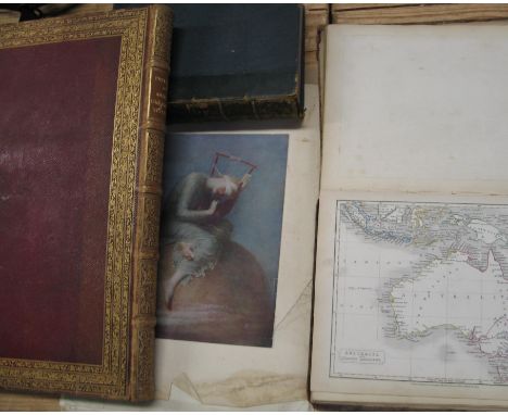 [PRINTS &amp; MAPS] [Portraits of Eminent Conservative Statesmen], folio, lacks title-page, plates foxed, full morocco by Lew