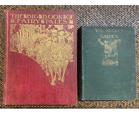 ROBINSON (Charles) illustrator: The Big Book of Fairy Tales, 4to, red cloth gilt dec., 12 col. plates (1 loose), Blackie, n.d