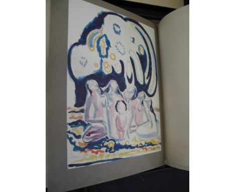 EPSTEIN (Jacob) illustrator:  OVED (Moysheh) The Book of Affinity, 4to, Presentation copy from the author, 1/500. Heinemann 1