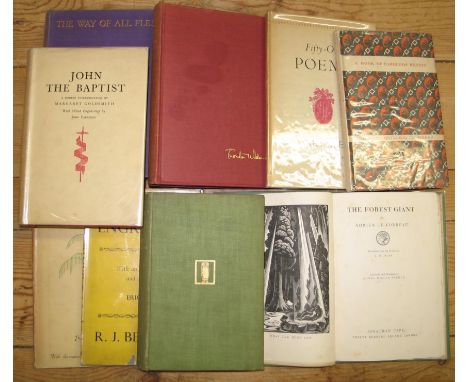 LAWRENCE (T.E.) The Forest Giant, 8vo, wood-engravings by Agnes Miller Parker, 1st edn.,1935; &amp; 8 other books (6 first ed