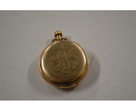 An Elgin gold plated Hunter pocket watch