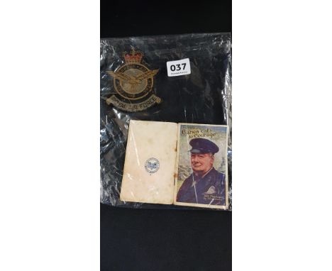 RAF PATCH AND BOOKLET