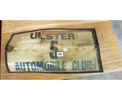 VINTAGE ULSTER AUTOMOBILE CLUB SIGN