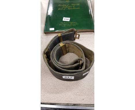 1955 ARMY WEBBING BELT